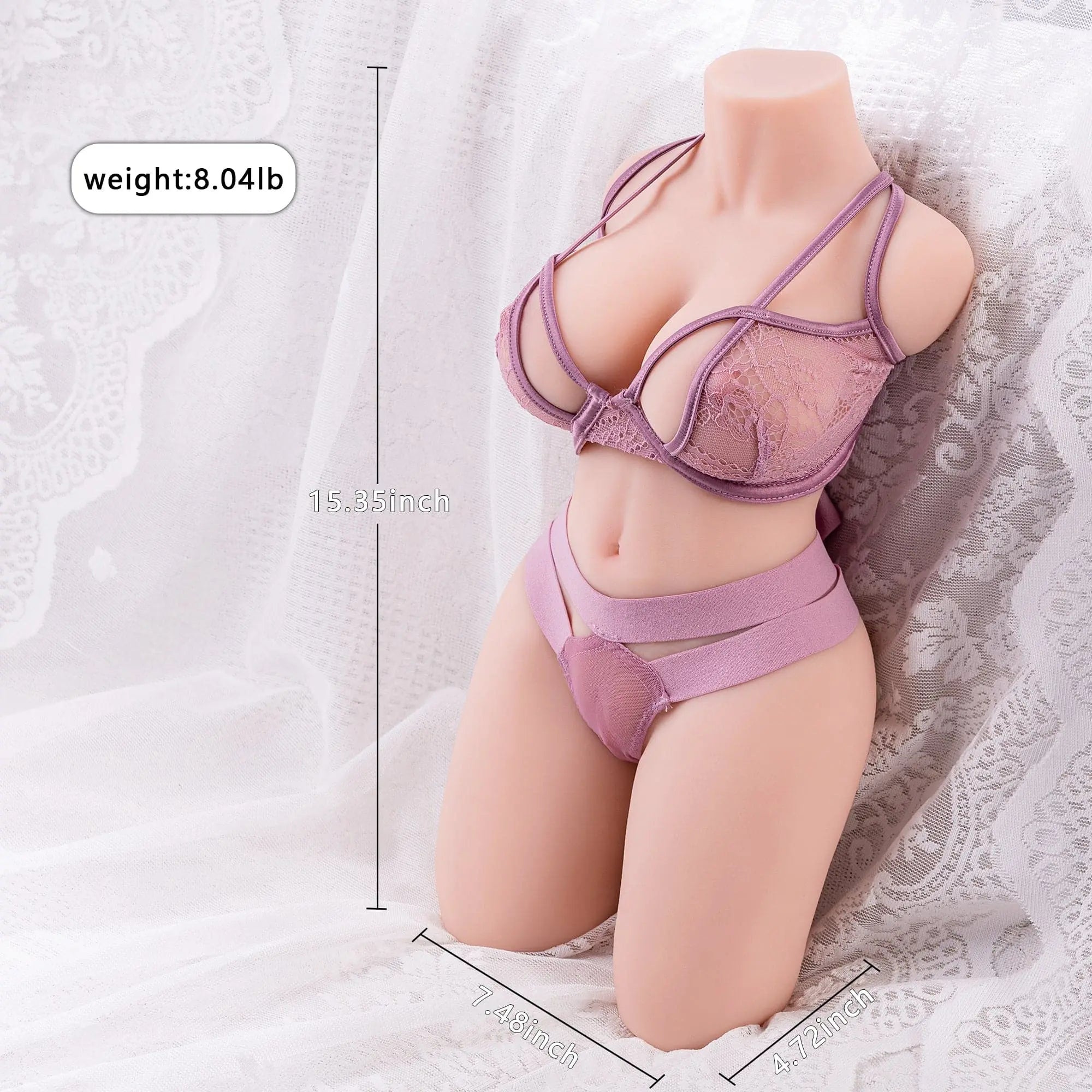 8.04lb spiral vagina super cool particles simulation labia real inverted model natural material Sweetstoy