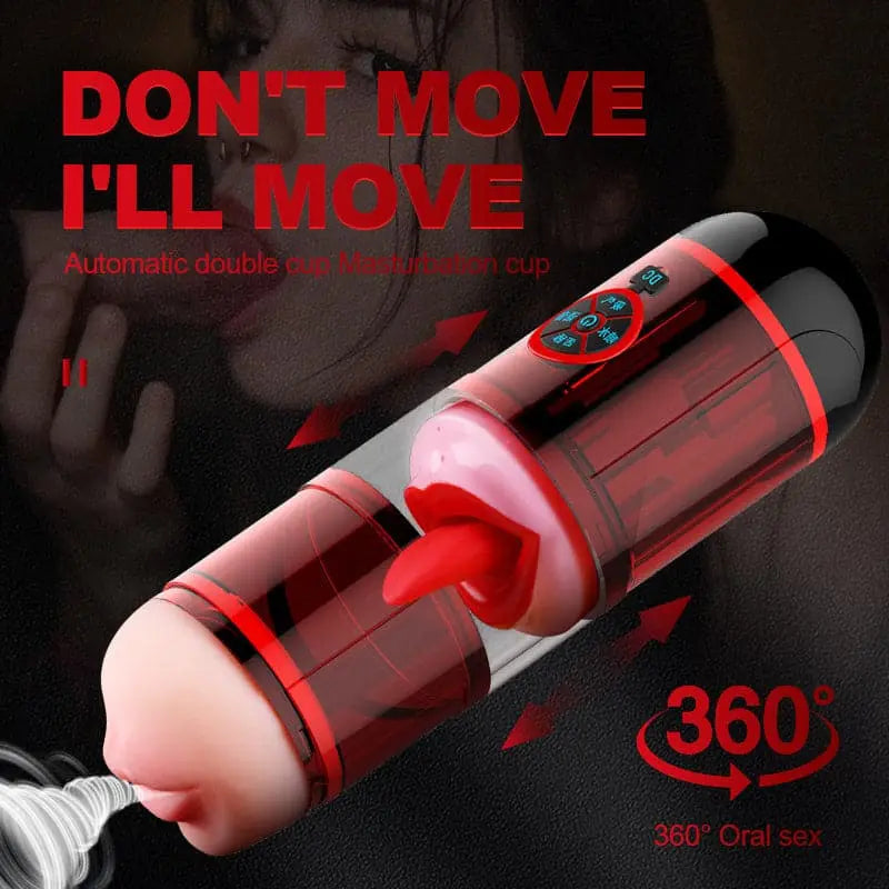 Male suction masturbator blowjob machine ——Double tongue Sweetstoy