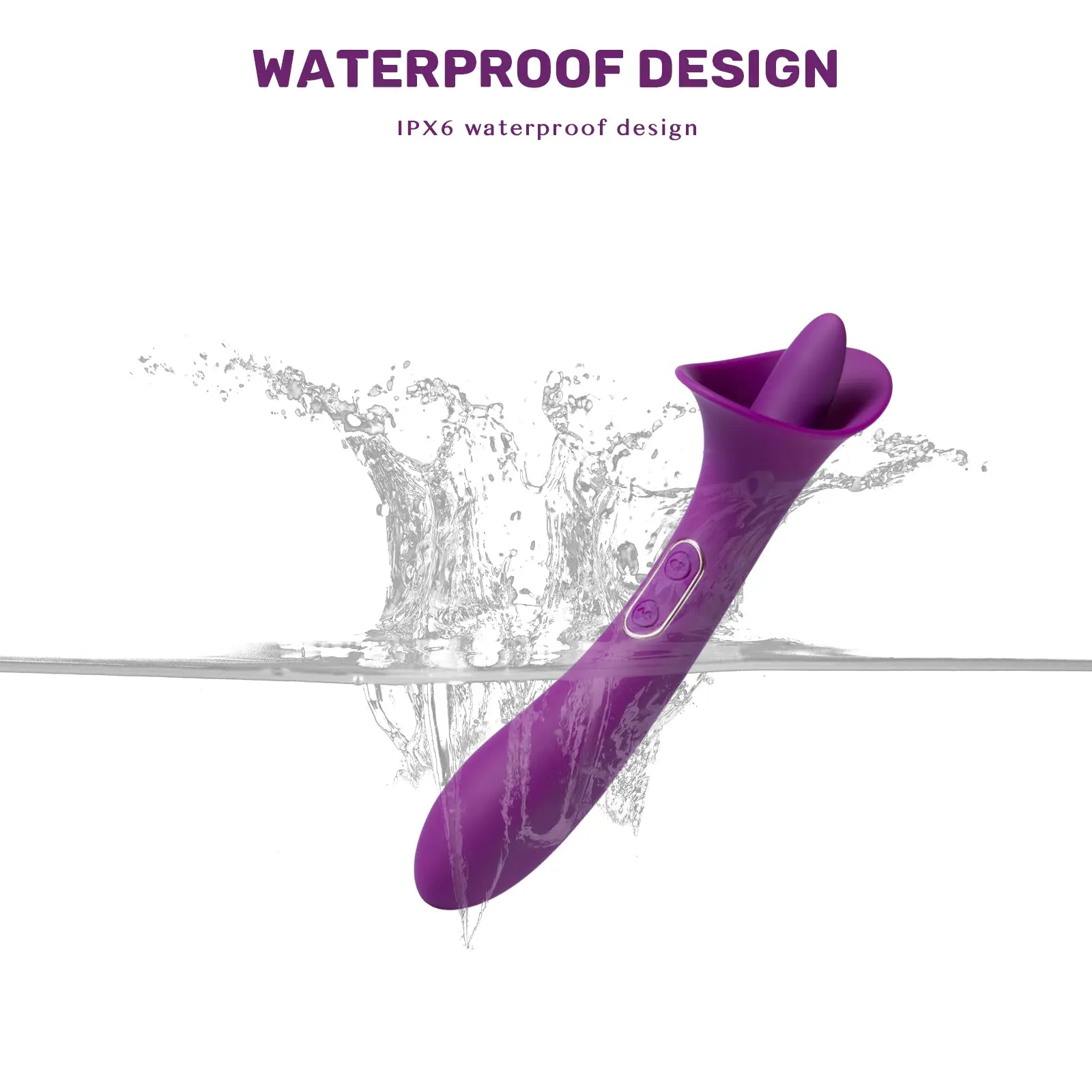 Adele - Clit Licking Tongue Vibrator with G Spot Stimulator Honey Play Box