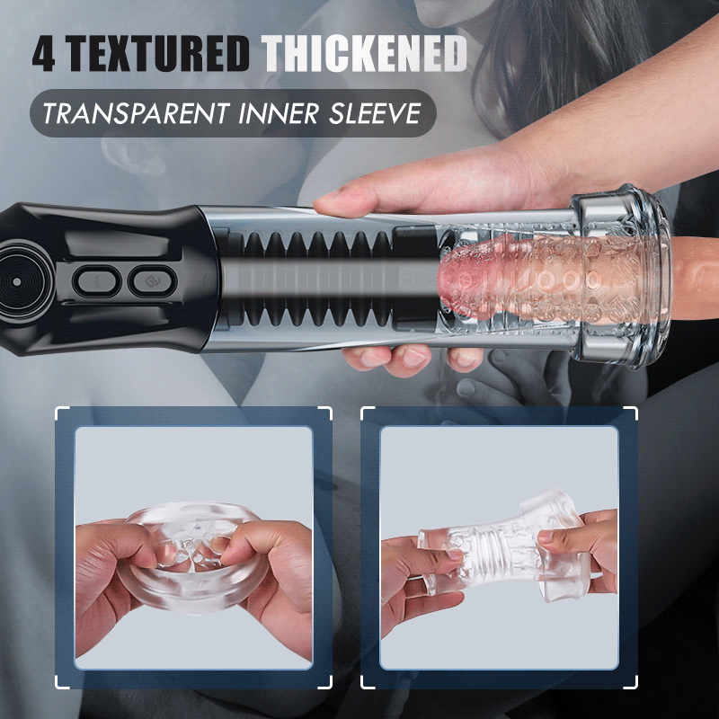 Cupsland 7 Vibrating 3 Sucking Enhance Erection and Masturbation 2 in 1 Penis Pump Sweetstoy