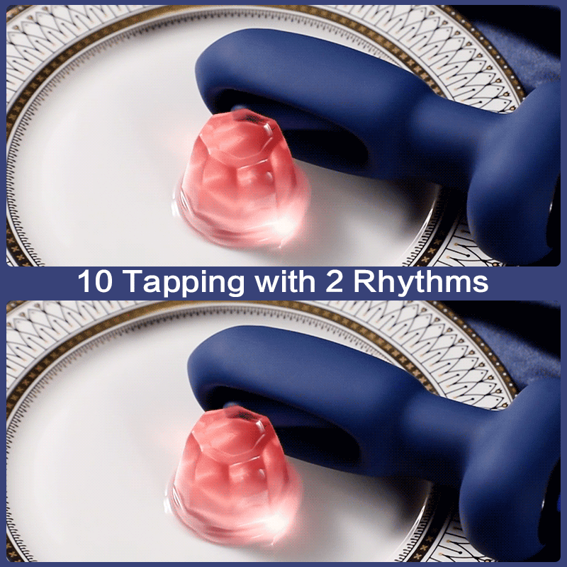 Ryza - 10 Tapping 10 vibrating Anal Therapy Toy with Remote Control Sweetstoy