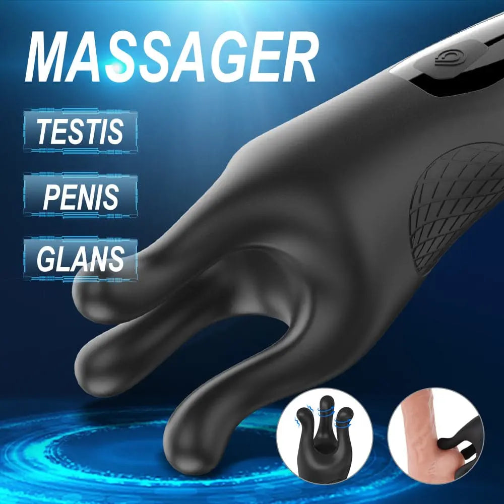 Octopus - glans massager 10 vibrating & beating Sweetstoy
