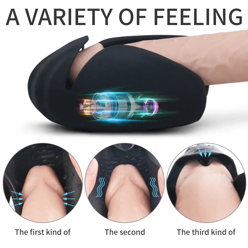 9 kinds of vibration mode glans massager Sweetstoy