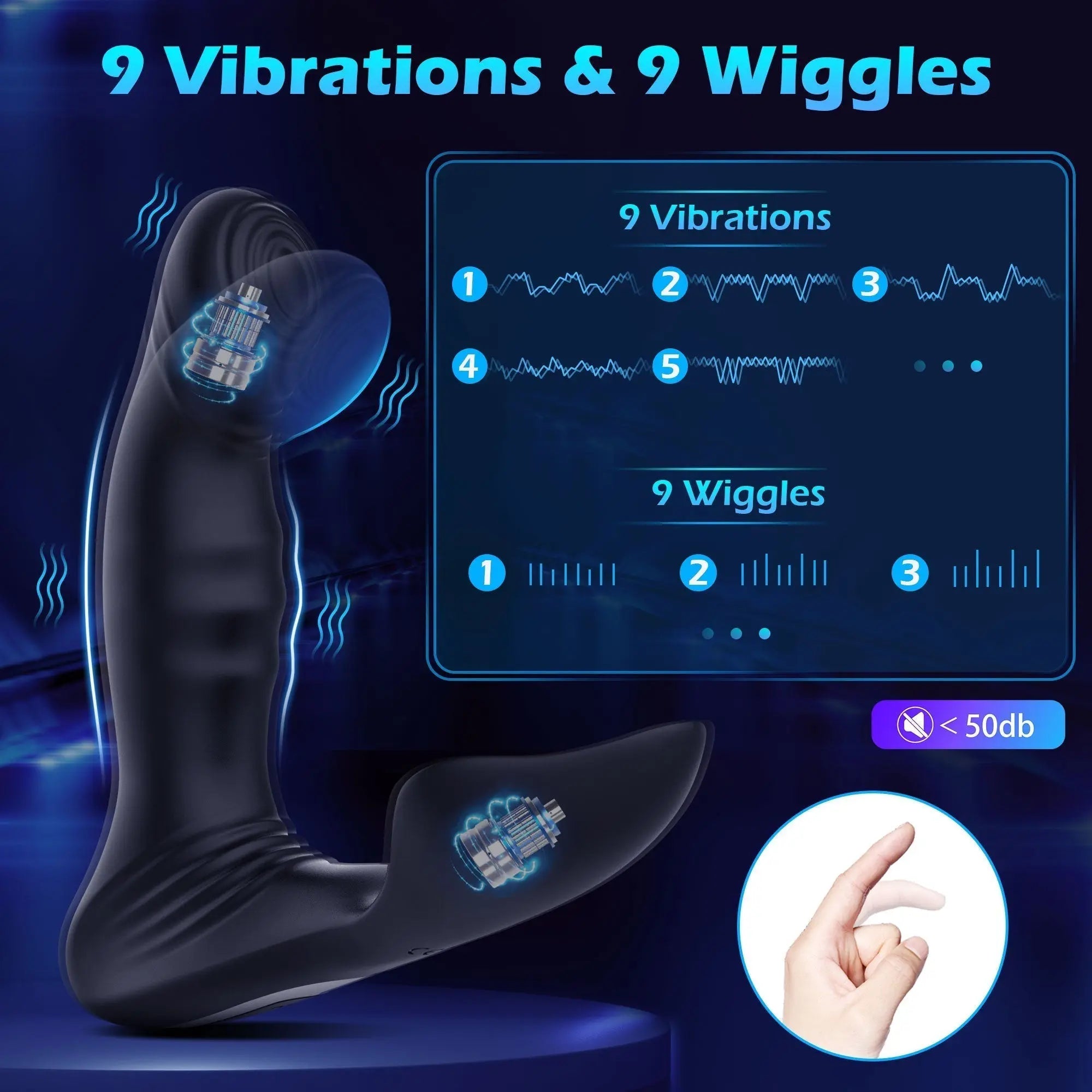 Elizabeth - Remote & App Control Prostate Massager Anal Toy None
