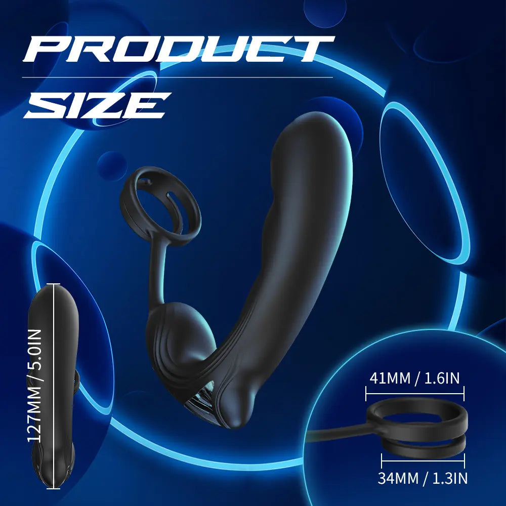 9 kinds of vibration mode lock fine ring prostate vibrator Sweetstoy