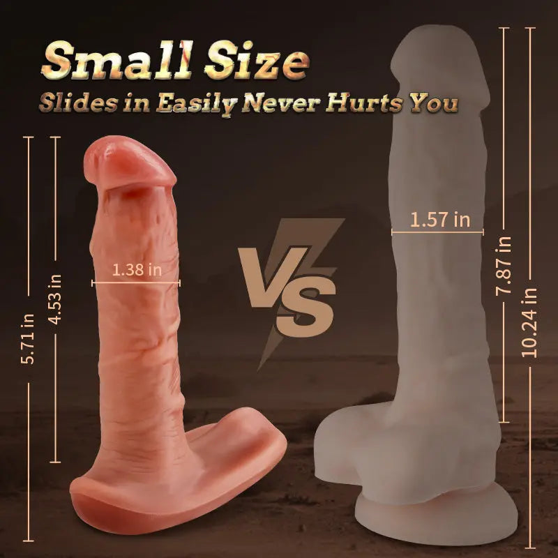 Razor - 7 Thrusting& Vibrating Heating Remote Control Dildo Prostate Massager Sweetstoy