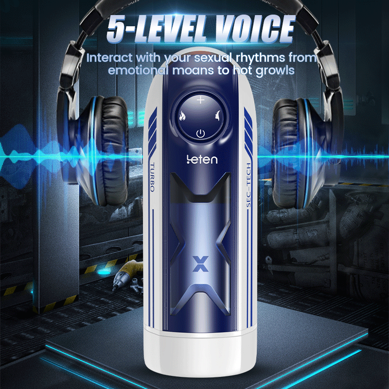 Optimus-700 Piston/min One Click Orgasm 10 Telescopic 5 Voices  Masturbator Sweetstoy