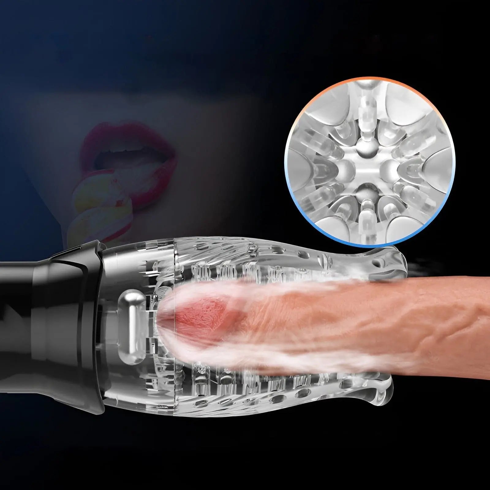 High Frequency Rotating Masturbation Cup —— The Hottest Sweetstoy