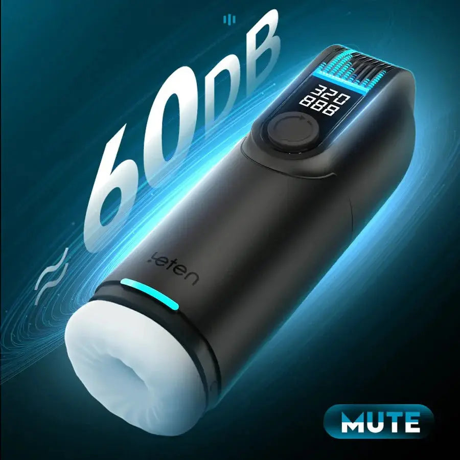 LETEN Intelligent Auto  Penis Stroker Dual Heating 9 Voice and Scene Male Masturbator Sweetstoy