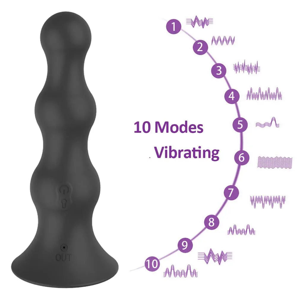 Wireless remote control electric telescopic prostate massager - inflatable Sweetstoy