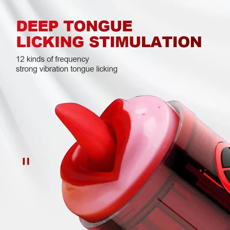 Male suction masturbator blowjob machine ——Double tongue Sweetstoy