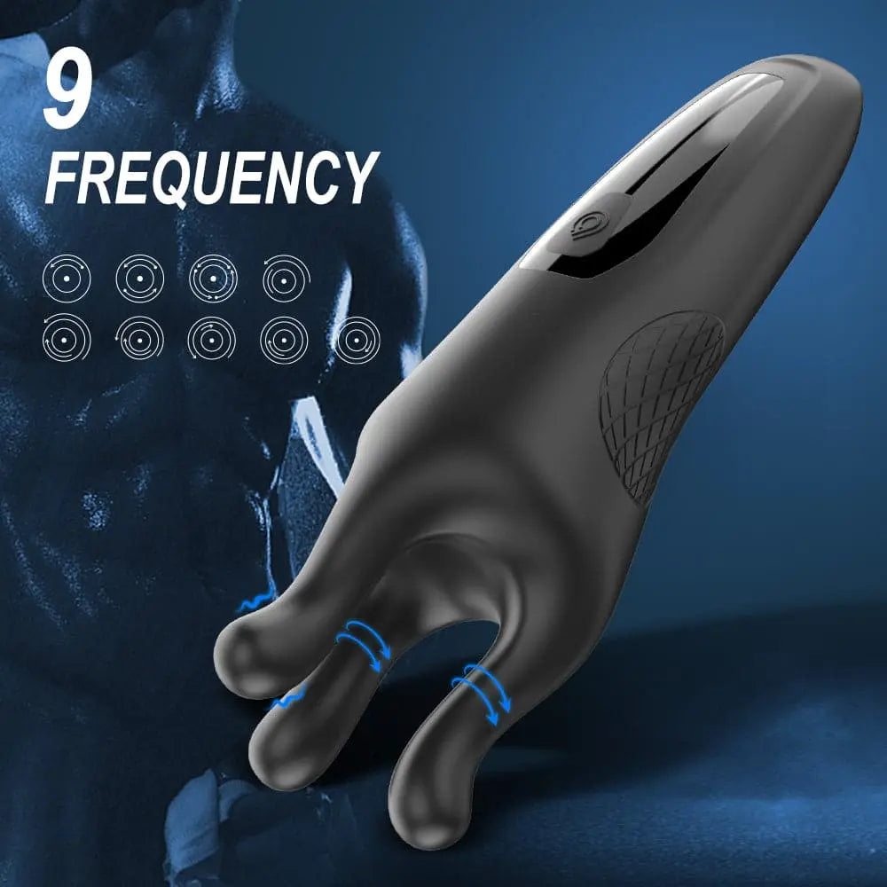 Octopus - glans massager 10 vibrating & beating Sweetstoy