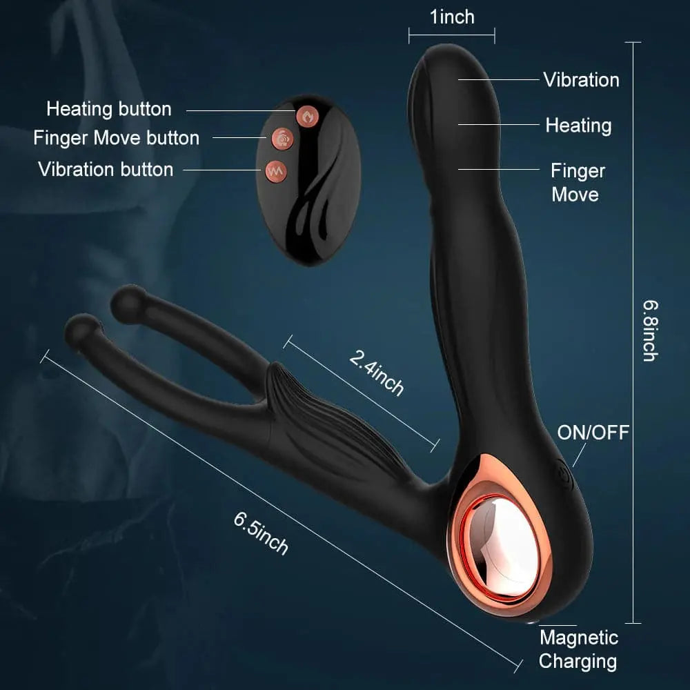 3 IN 1 Wireless Remote Control Male Prostate Massager & Anal Vibrator Sweetstoy