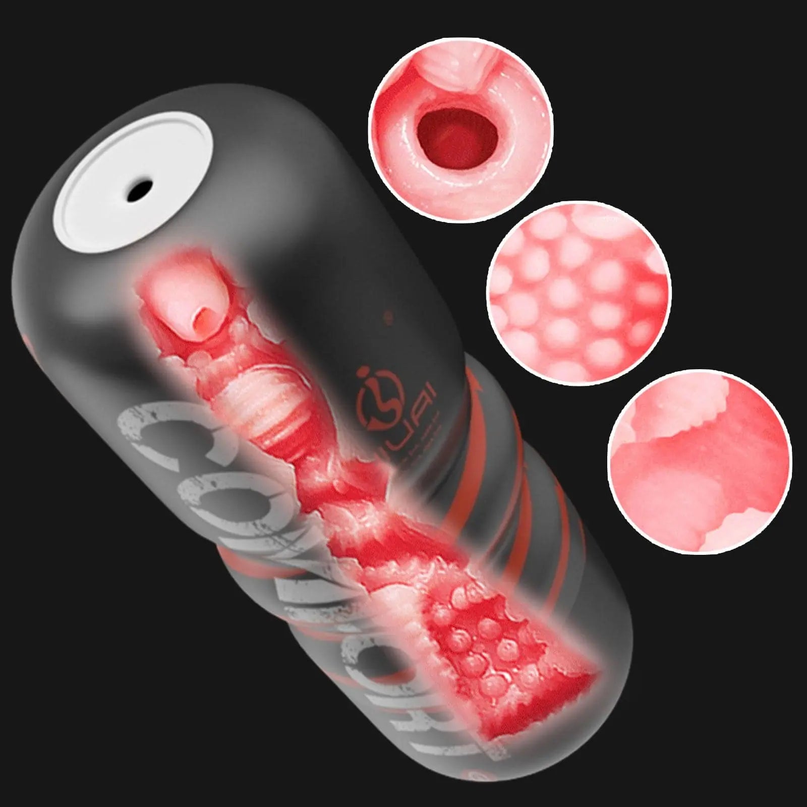 Male waterproof manual masturbator —— realistic inner wall Sweetstoy