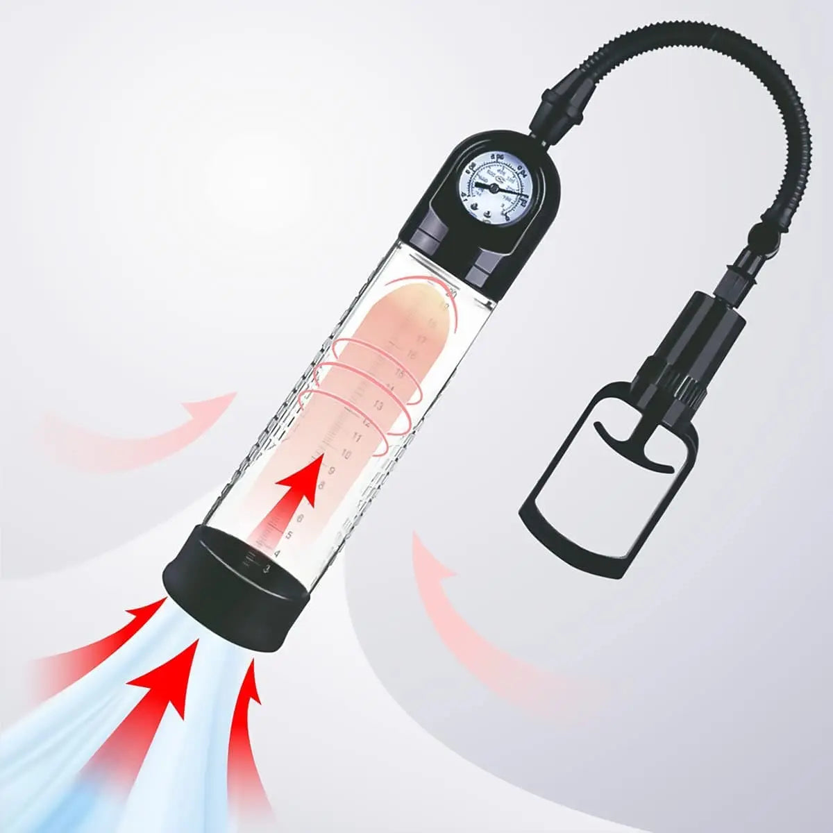 Manual vacuum penis transparent enlarger penis pump Sweetstoy