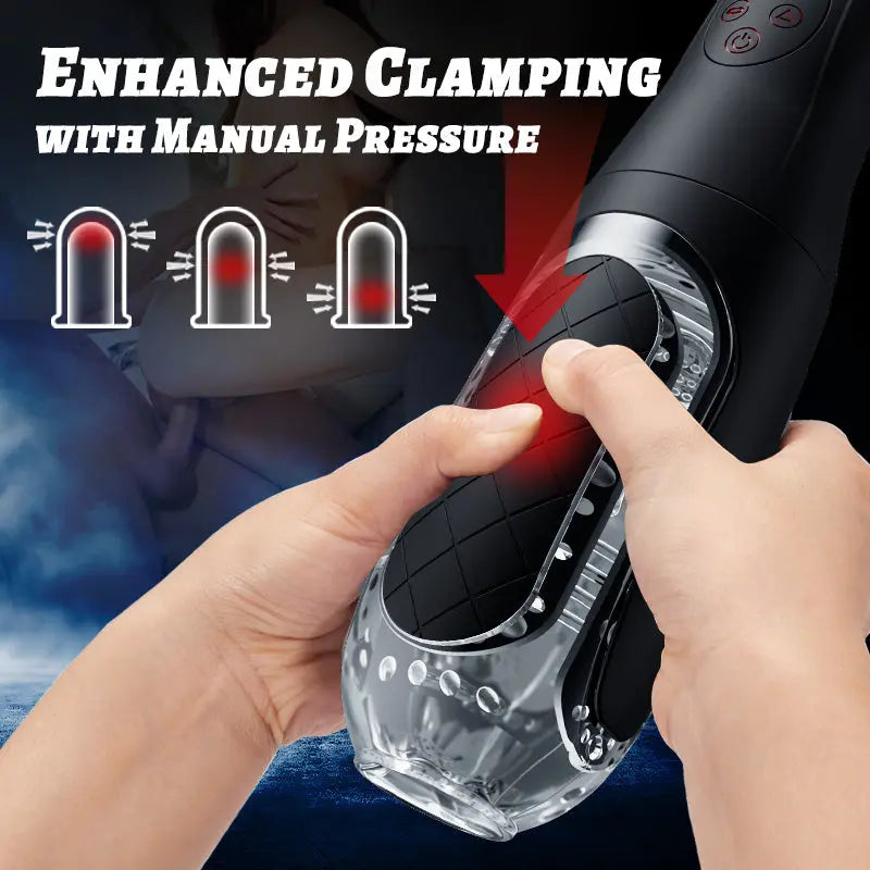 ROGUE - Pressure Plate Removable Sucking Vibrating Handheld Masturbation Cup Sweetstoy