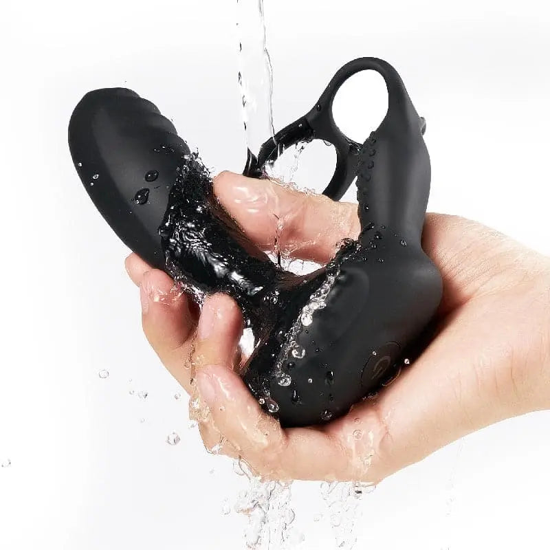 Vibrating Prostate Massager With Penis Ring —— Remote Control Sweetstoy