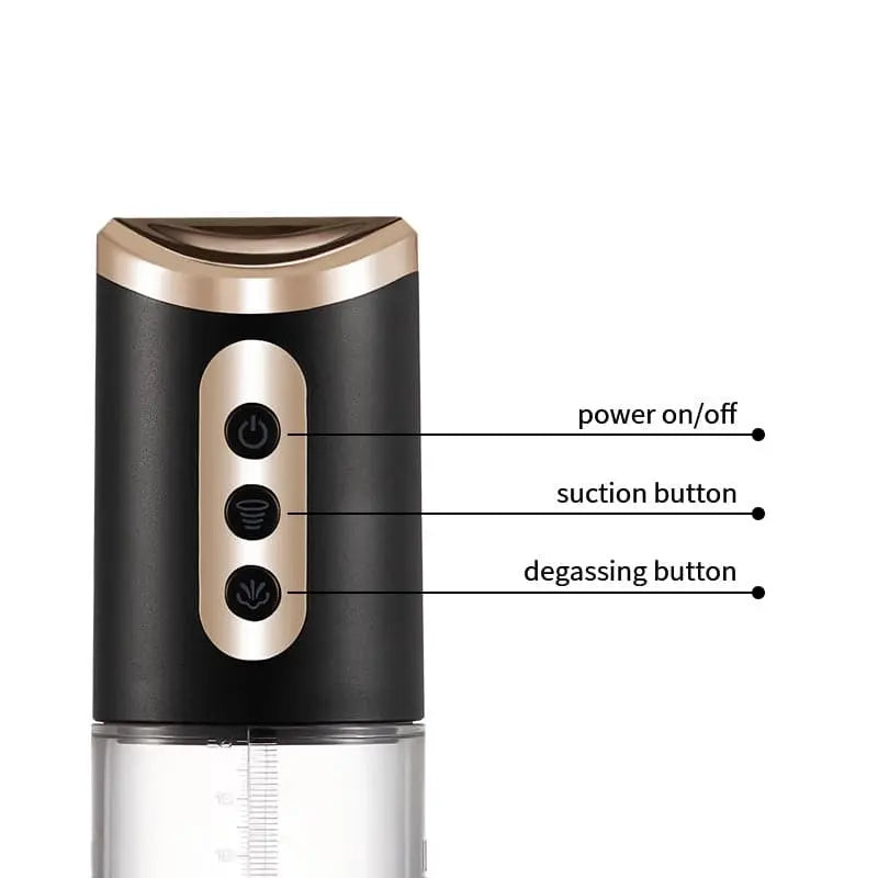 2 In1 Transparent Penis Enlargement Penis Pump —— Realistic Masturbator Sleeve Sweetstoy