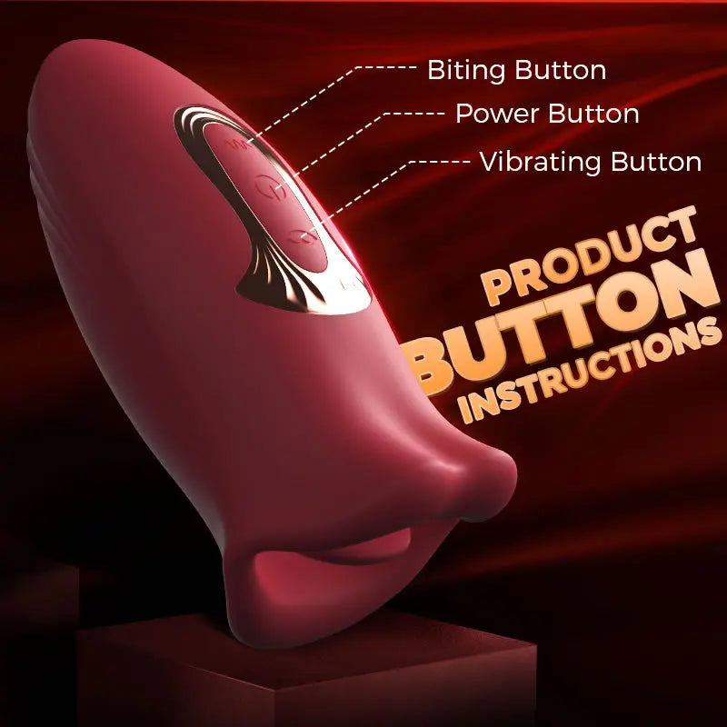 Ramsdell 10 Biting Modes & 10 Vibrating Speeds Stimulate Nipple Clitoral Women Vibrator Sweetstoy