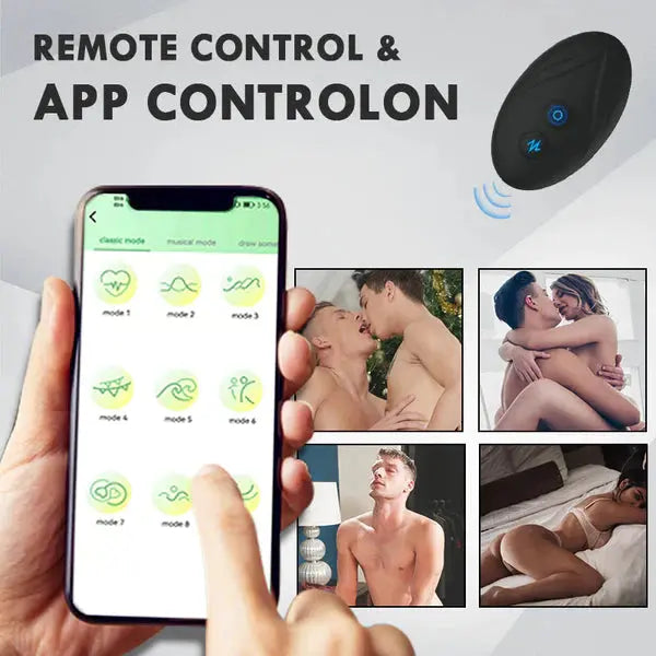 9 Thrusting & Vibrating Modes Anal Sex Toy with Beaded Stimulation Sweetstoy