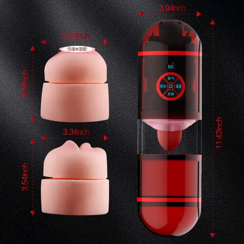 Male suction masturbator blowjob machine ——Double tongue Sweetstoy