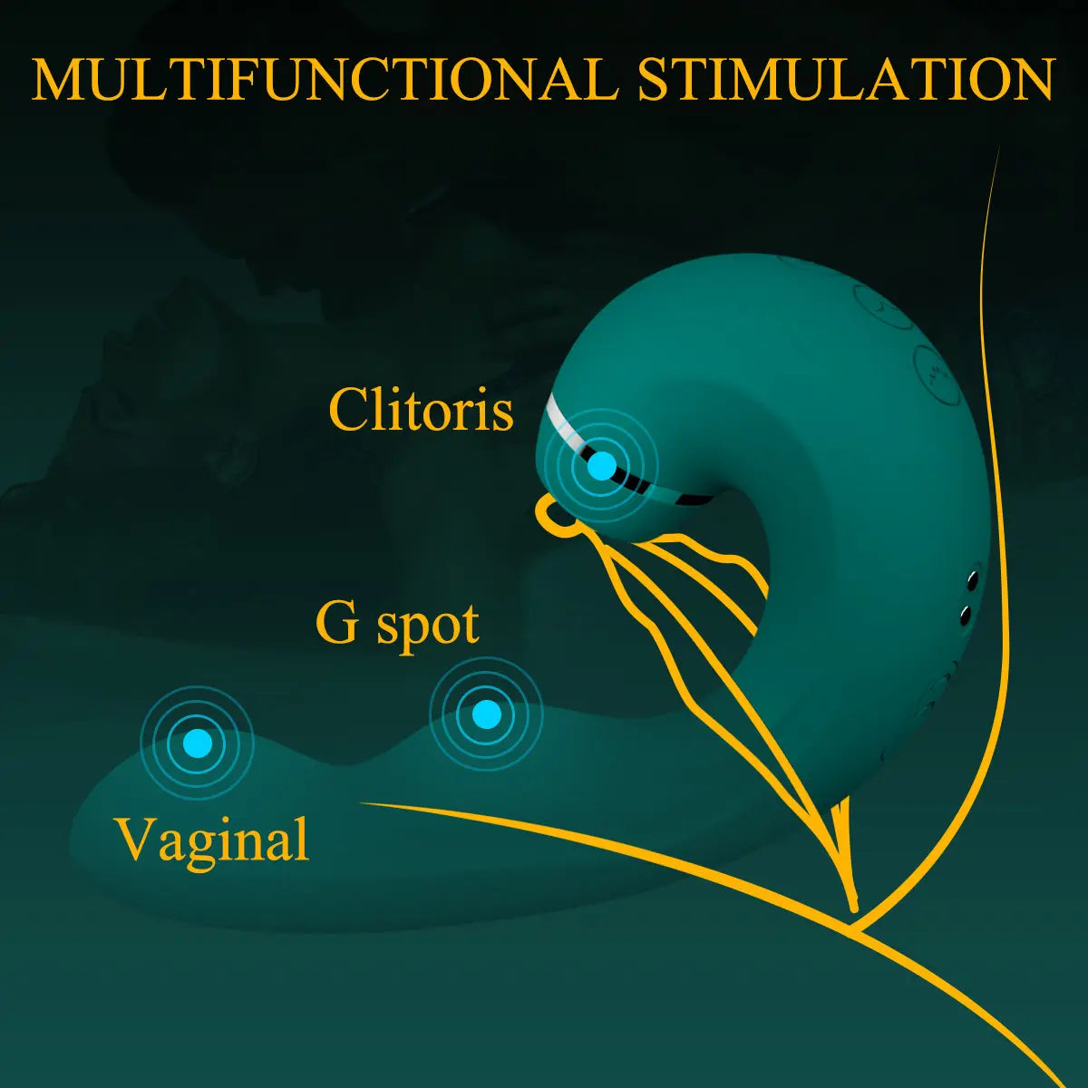 3 in 1 Clitoral Suction & Vibration G-Spot Stimulator Sweetstoy