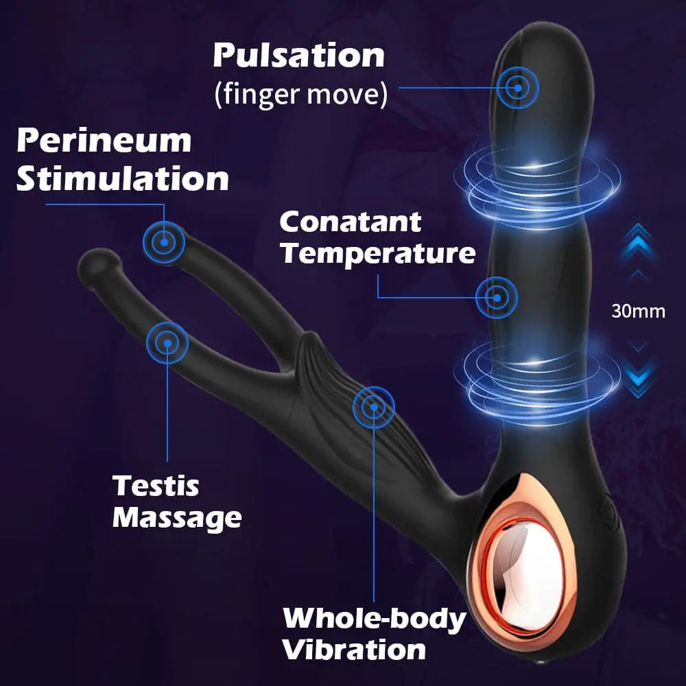 3 IN 1 Wireless Remote Control Male Prostate Massager & Anal Vibrator Sweetstoy