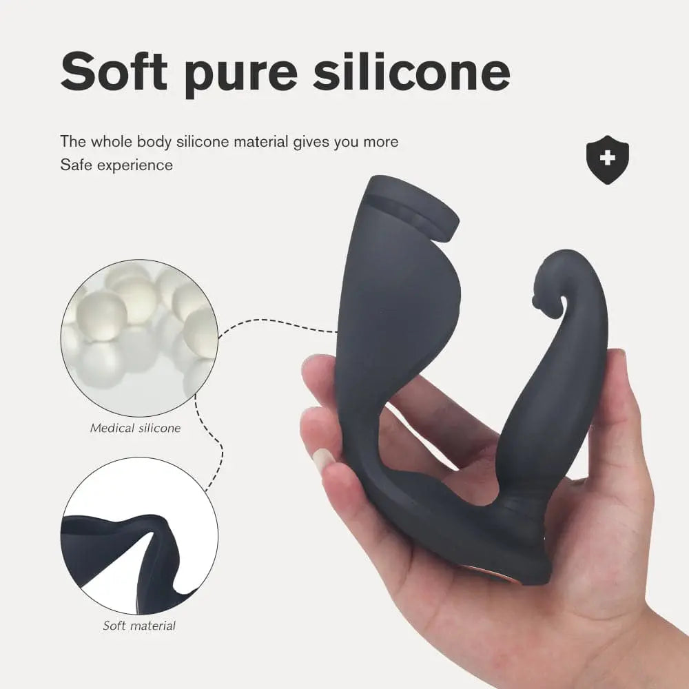 2-in-1 Waterproof Male Prostate Massager - Vibrating Sweetstoy