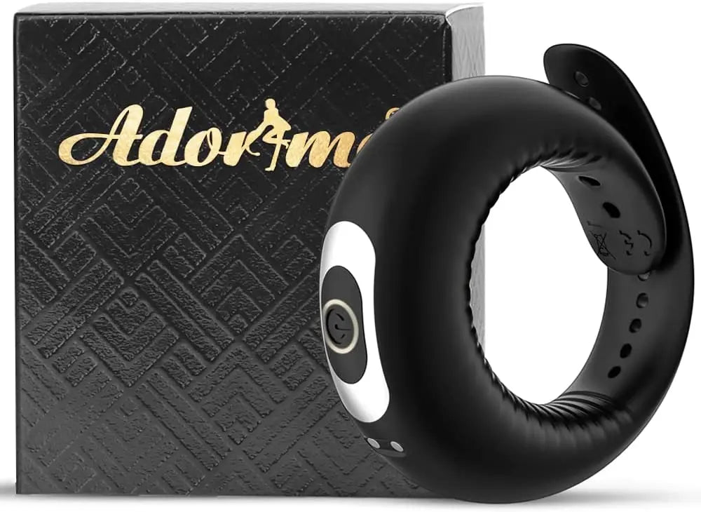 Vibrating Penis Ring with Adjustable Buckle Sweetstoy