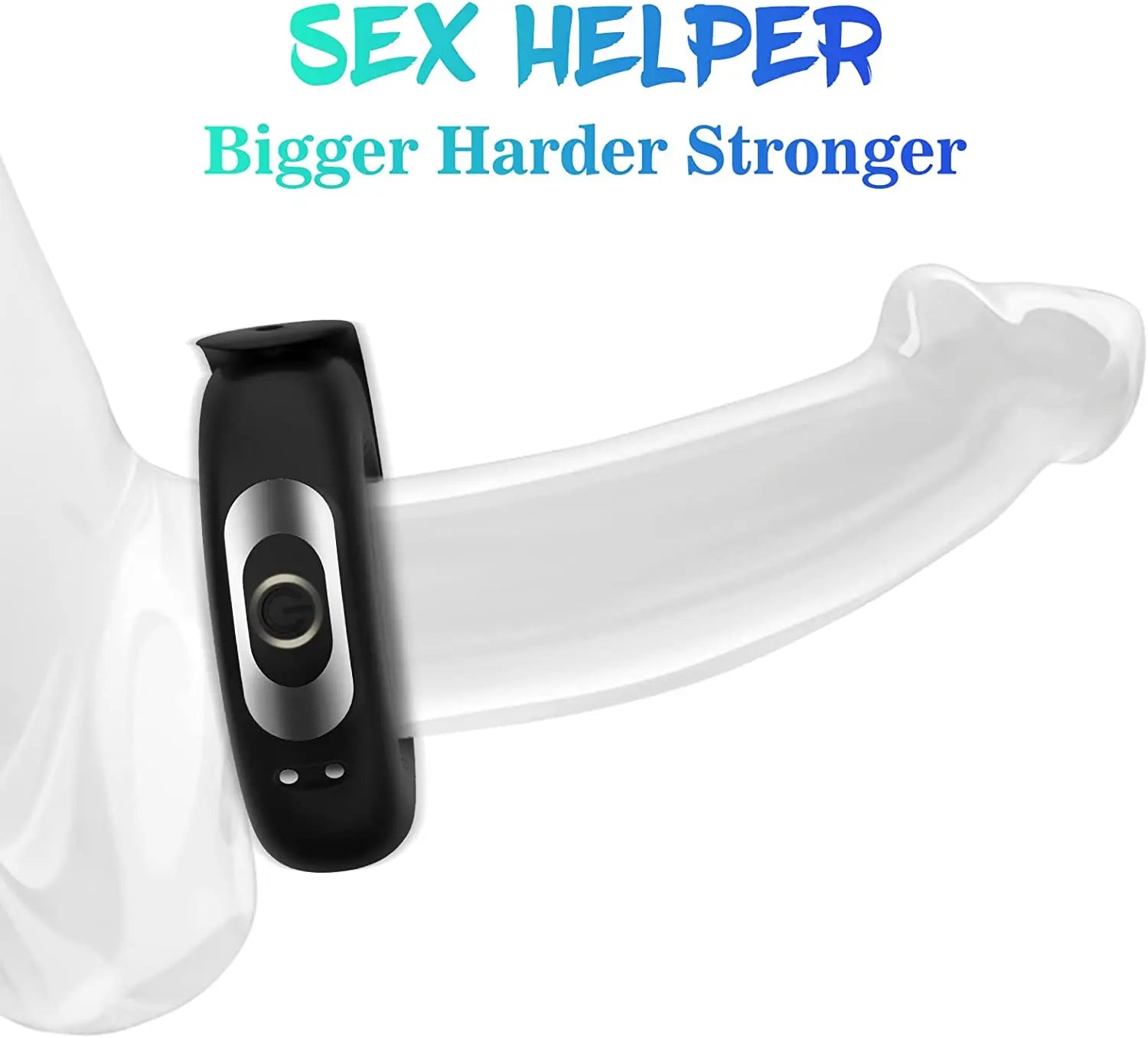 Vibrating Penis Ring with Adjustable Buckle Sweetstoy