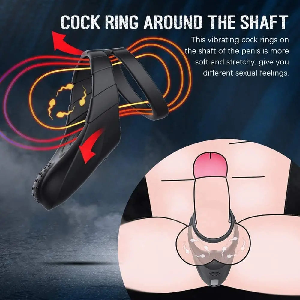10 Kinds Of Vibrating Penis Ring & Hoden Vibrator —— Double Ring Sweetstoy