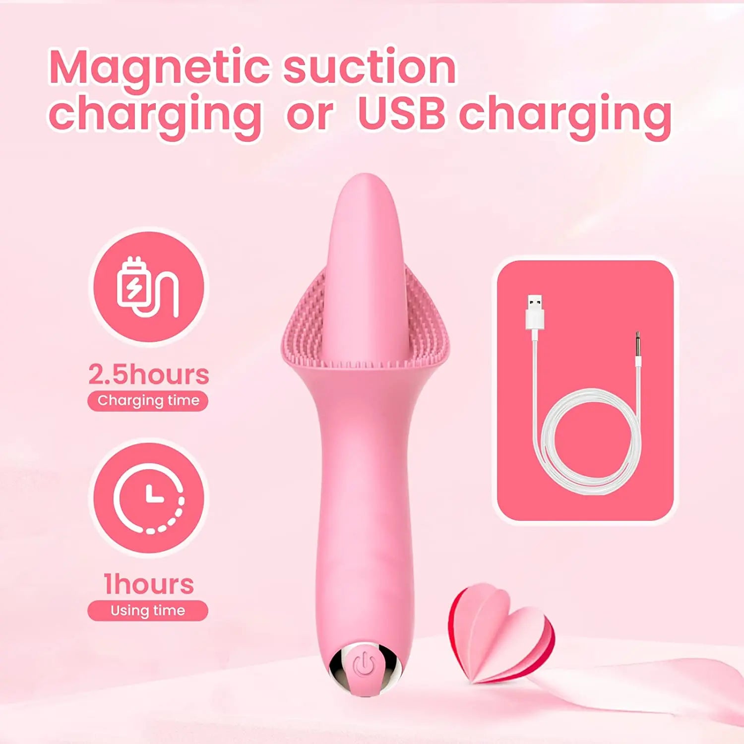 Clitoral Tongue Lick Vibrator with 10 Vibration Modes Sweetstoy