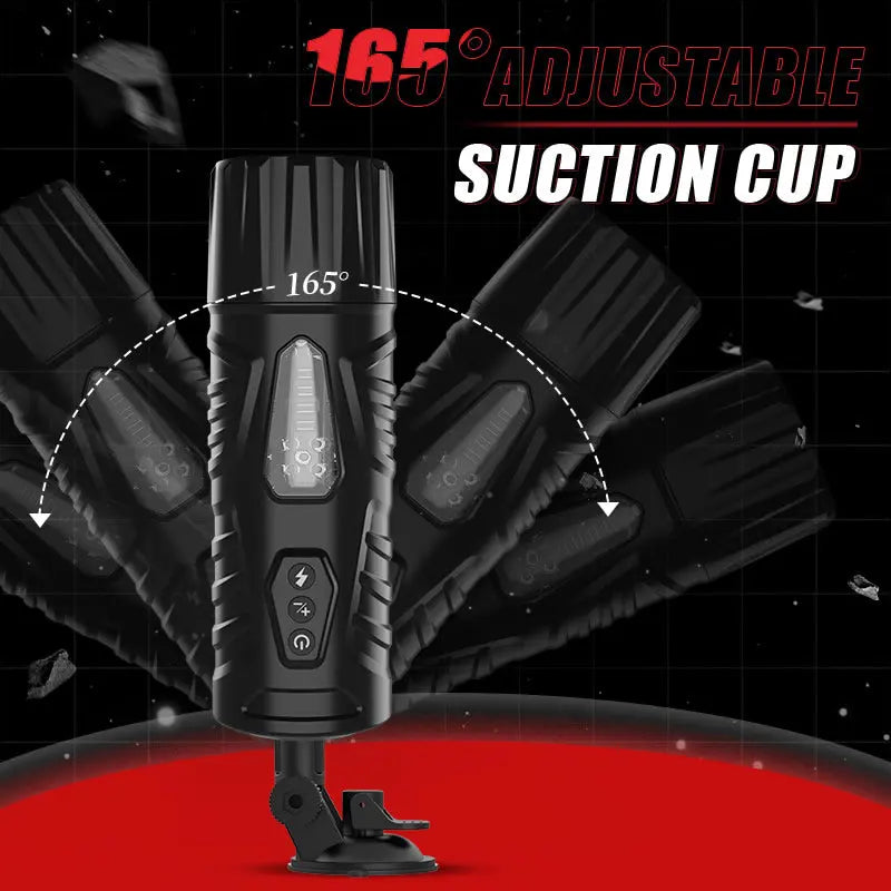 Carl-7 Thrusting & Rotating Modes with Strong Suction Cup for Penis Stimulation Male Masturbator Cup Sweetstoy