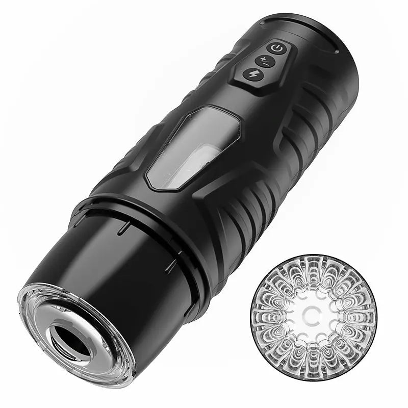 Carl-7 Thrusting & Rotating Modes with Strong Suction Cup for Penis Stimulation Male Masturbator Cup Sweetstoy