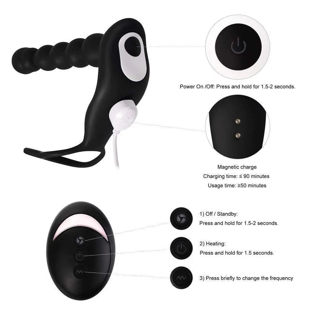 Multi-anal bead stretching anal massager Sweetstoy