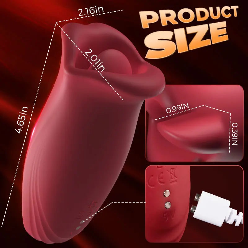 Ramsdell 10 Biting Modes & 10 Vibrating Speeds Stimulate Nipple Clitoral Women Vibrator Sweetstoy