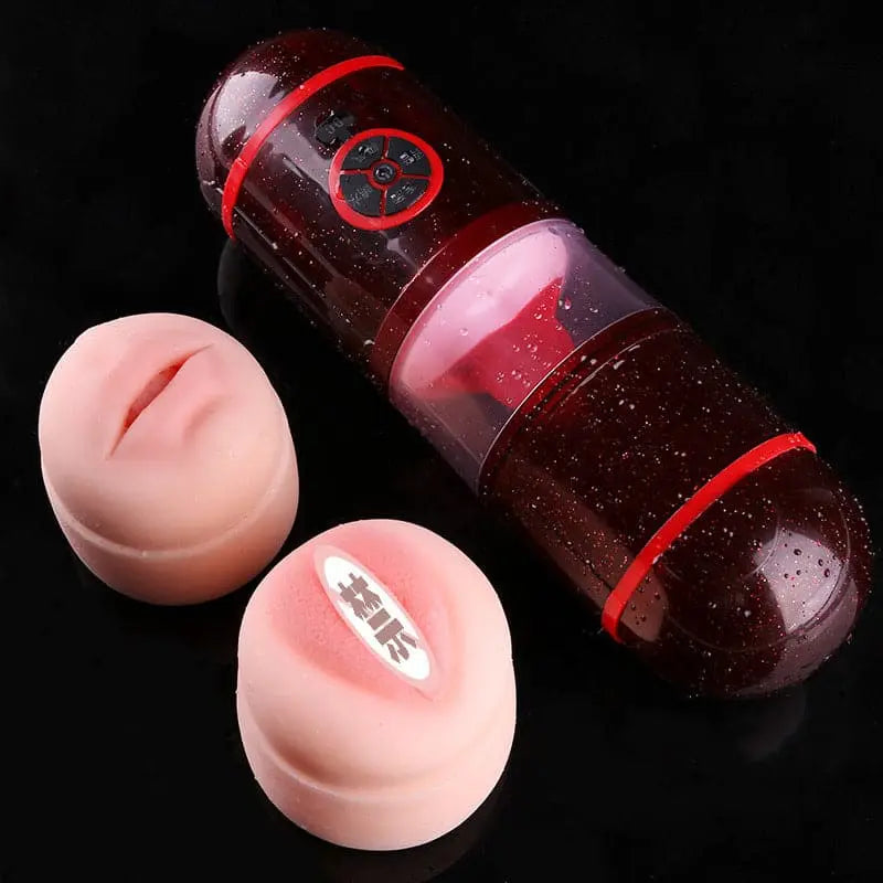 Male suction masturbator blowjob machine ——Double tongue Sweetstoy