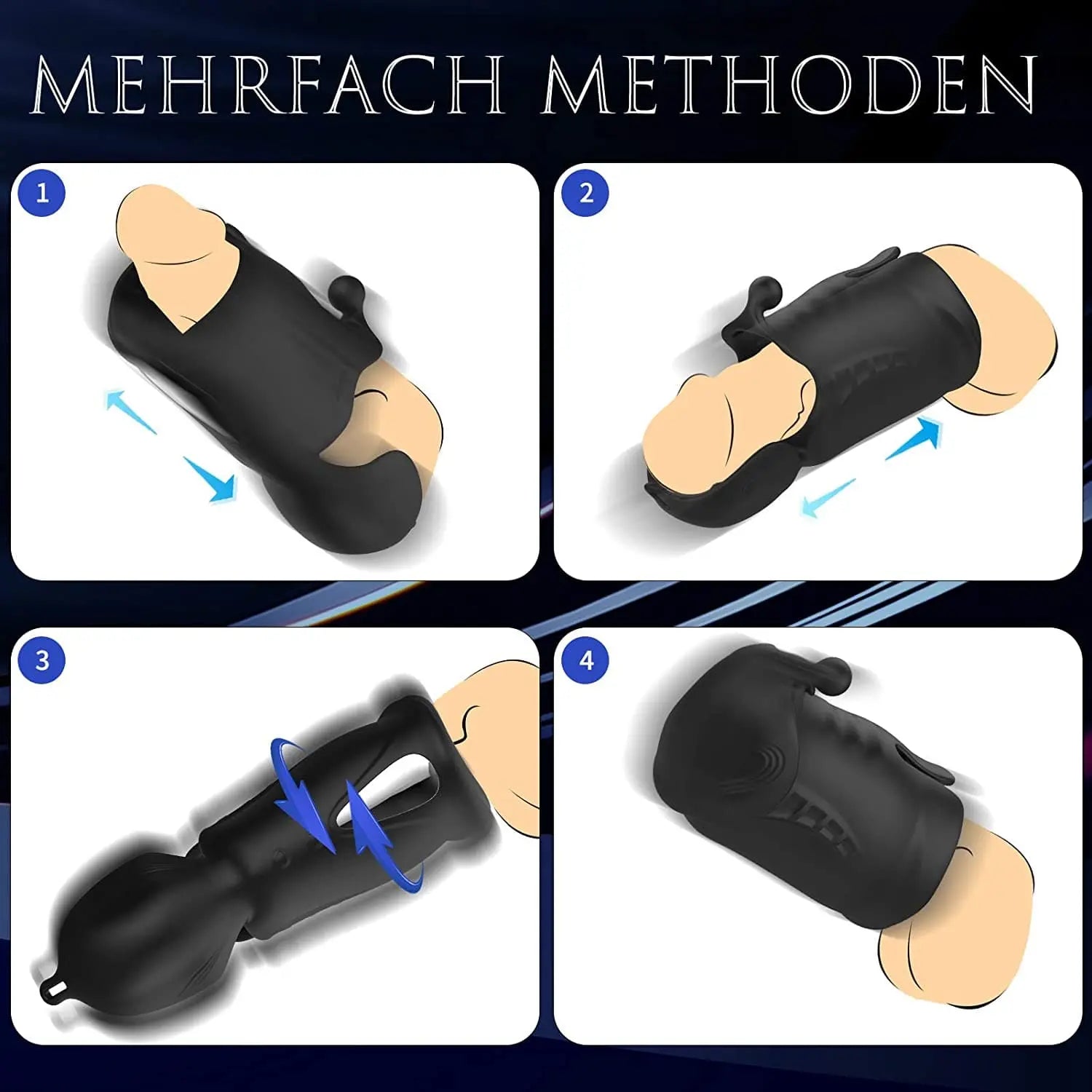 2 in 1 package model glans massager Sweetstoy