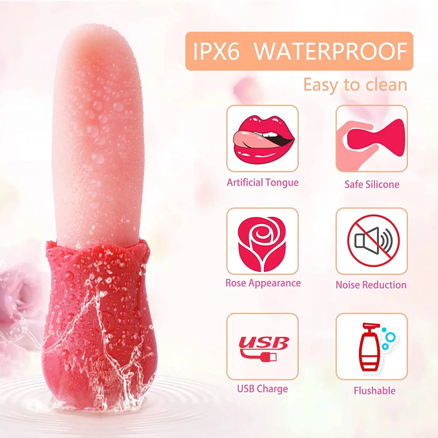 Rose Sex Stimulator for Women Sweetstoy