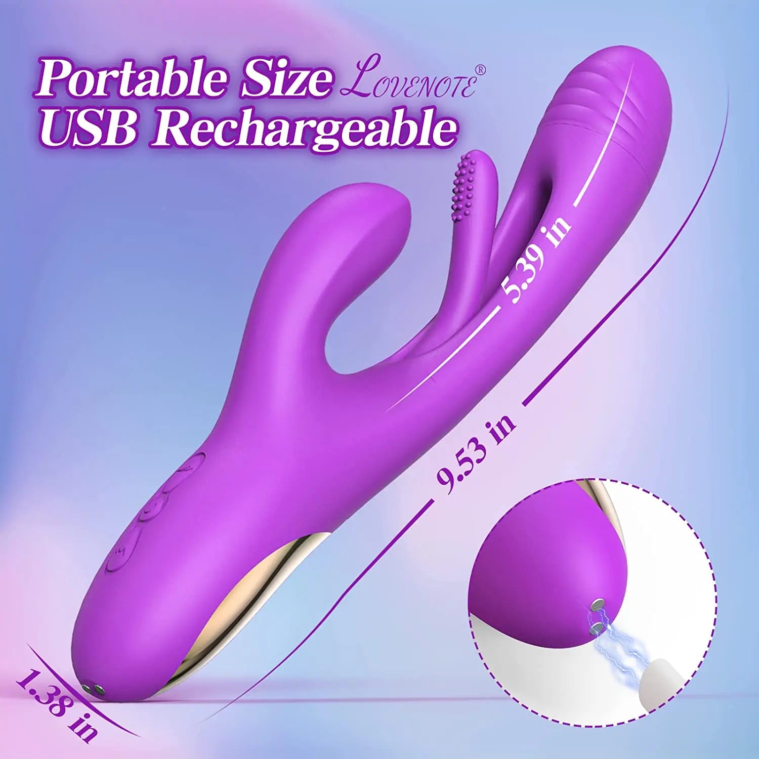 G Spot Vibrator with 7 Vibration 7 Flapping Modes Sweetstoy