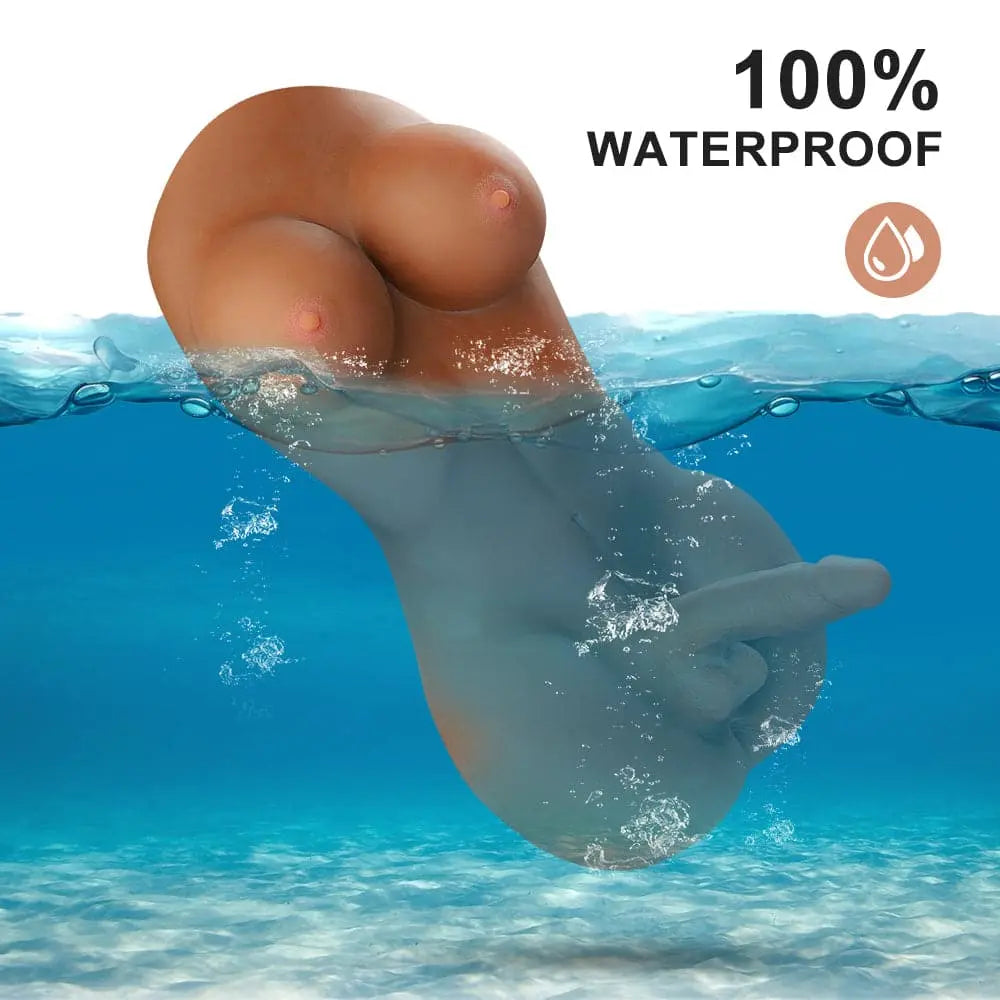 16.09lb 17cm adjustable penis Simulation of huge breasts front and back can be inserted Sweetstoy