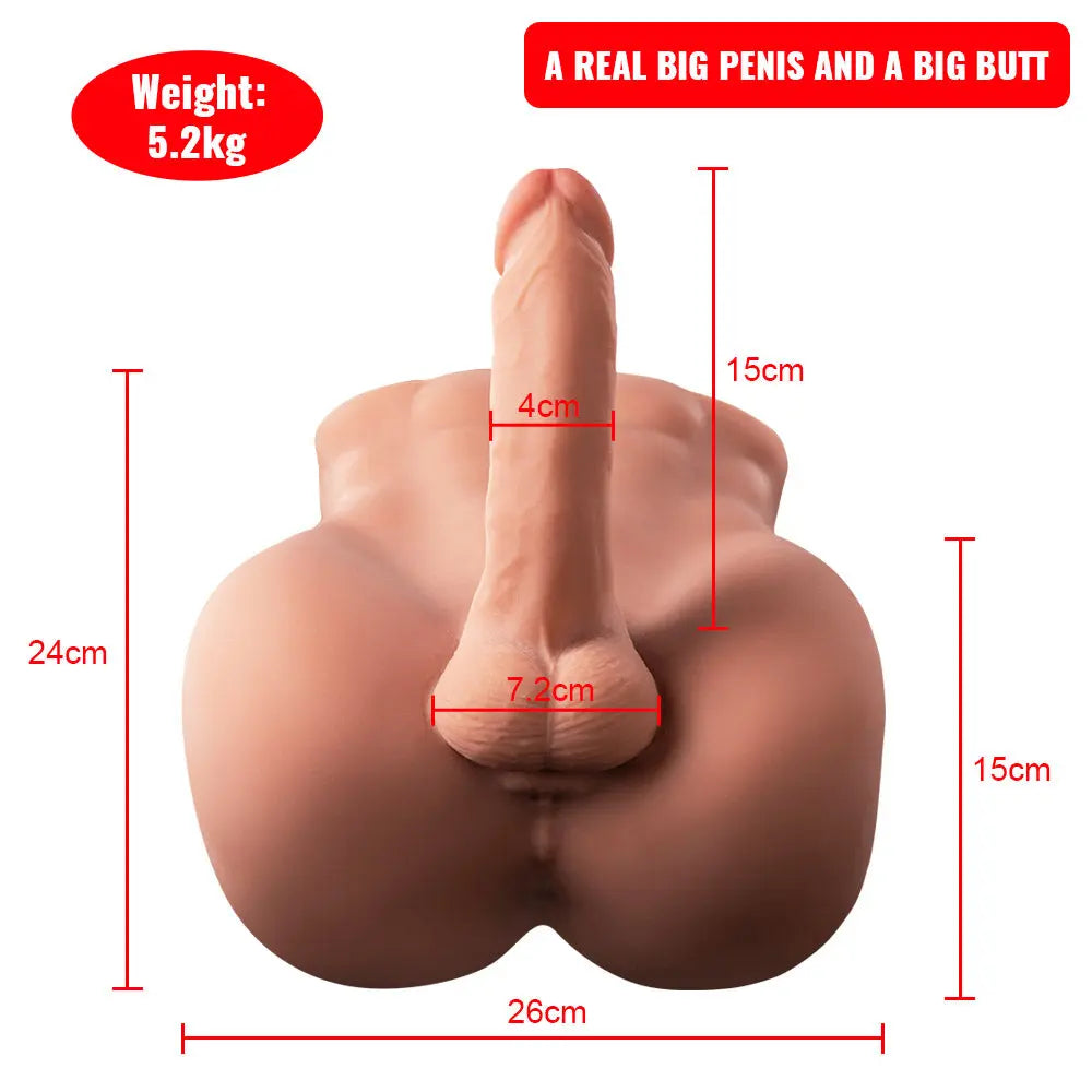 13.22lb 15cm adjustable penis Simulation ass Sweetstoy