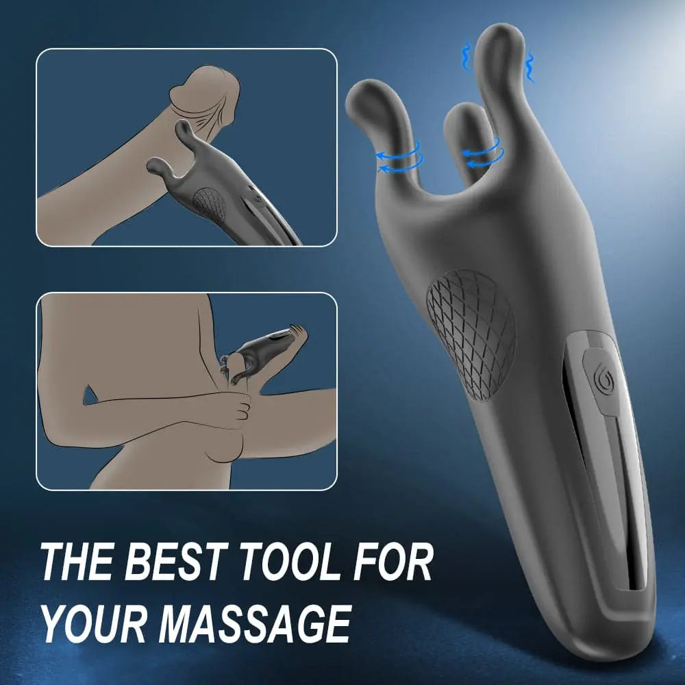 Octopus - glans massager 10 vibrating & beating Sweetstoy