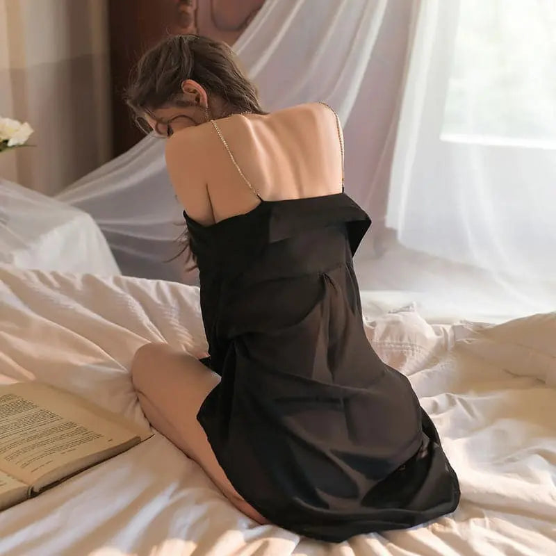 Pure desire to shine shirt dress Sweetstoy