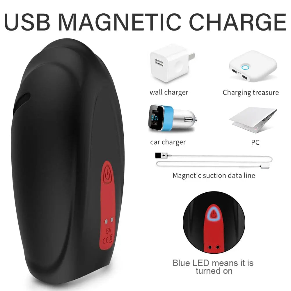9 kinds of vibration mode glans massager Sweetstoy