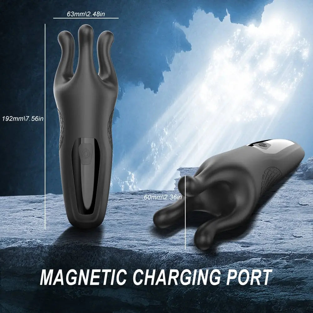 Octopus - glans massager 10 vibrating & beating Sweetstoy