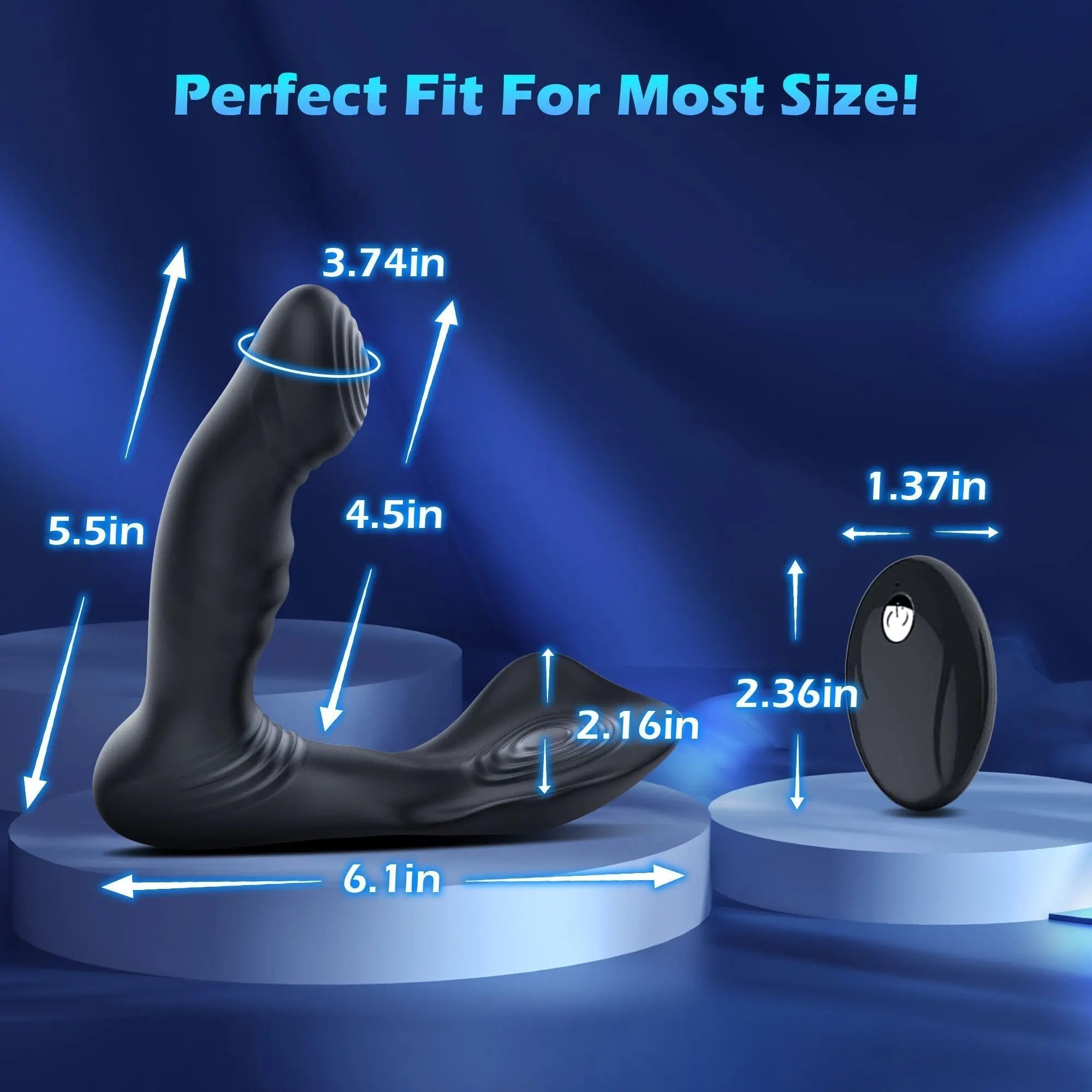Elizabeth - Remote & App Control Prostate Massager Anal Toy None