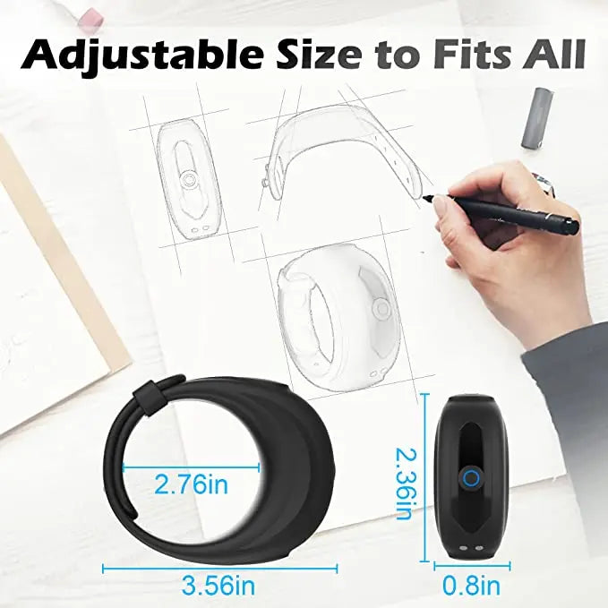 Masako - Rechargeable Watch Design Vibrate Penis Ring None