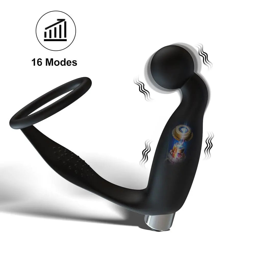 3 In1 Anal Vibrator & Finger Vibrator mit Penis Stimulation ——  Fierce Expansion Sweetstoy
