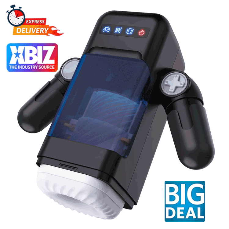 Game Cup - Thrust Vibration Masturbator Cup With Heating Function Sweetstoy